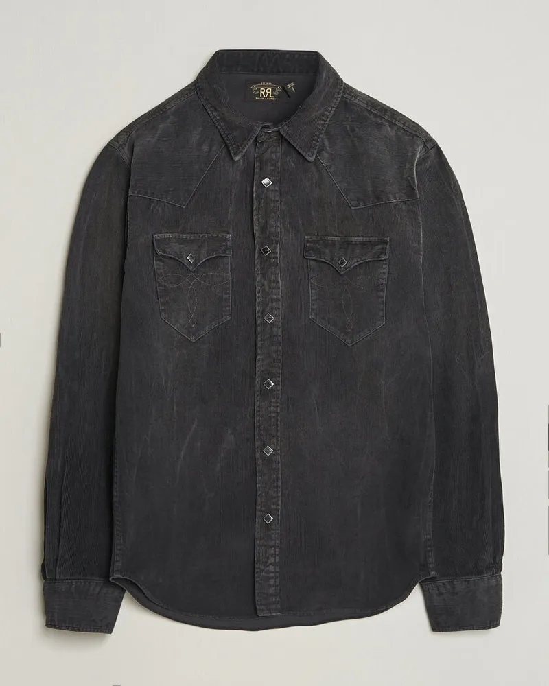 RRL Buffalo Western Shirt Black Schwarz