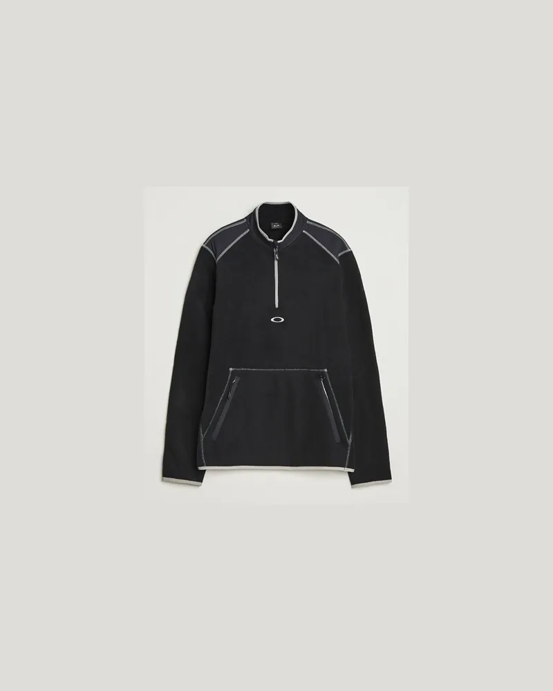 Oakley Butter Tech Half Zip Fleece Black Schwarz