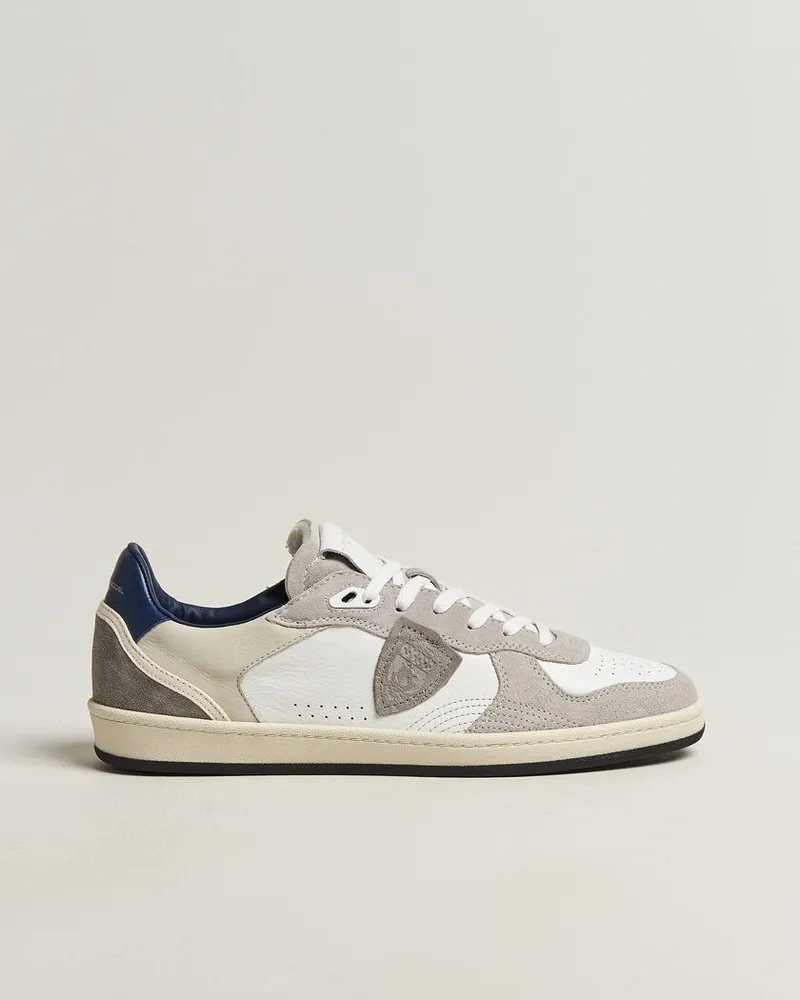 Philippe Model Pgal Low Leather Sneaker Grey Grau