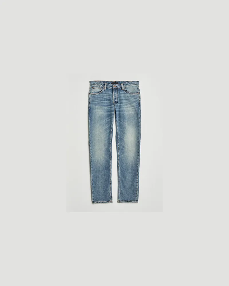Nudie Jeans Solid Ollie Jeans Blue Clay Blau