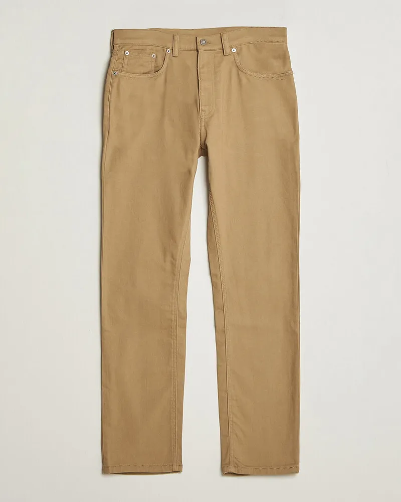 Gant Regular Fit Soft Twill 5-Pocket Pants Light Taupe Beige