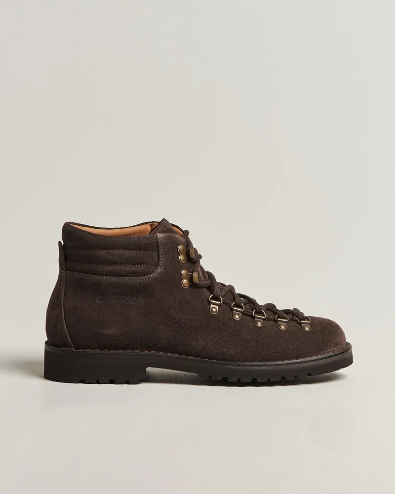 Fracap M127 Suede Boot Dark Brown Braun