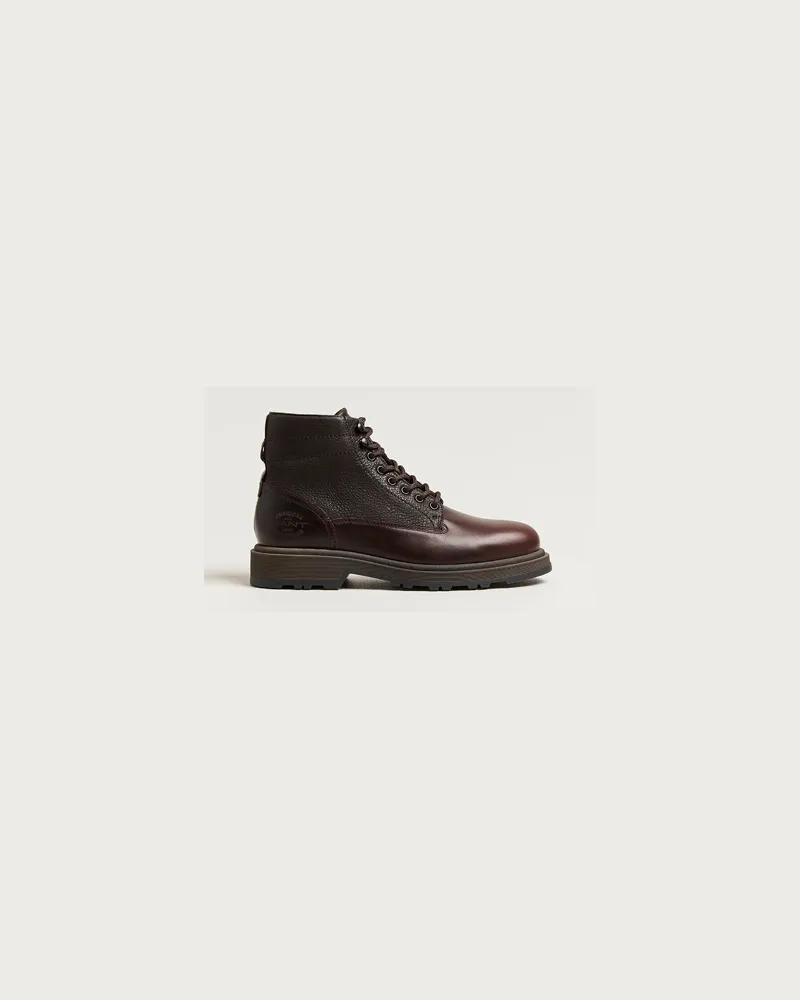 Gant Blisdor Leather Boot Dark Brown Braun
