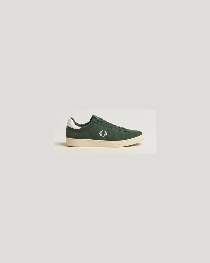 Fred Perry Spencer Suede Sneaker Court Green Grün