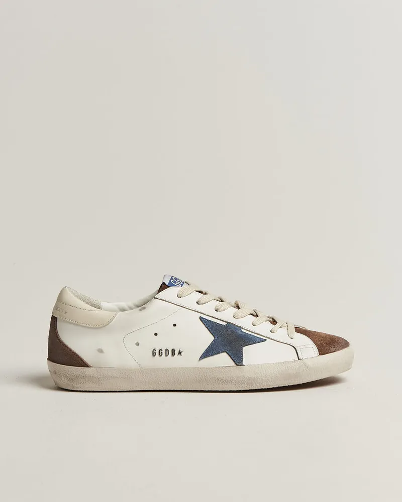 Golden Goose Super-Star Sneakers White/Denim Weiß