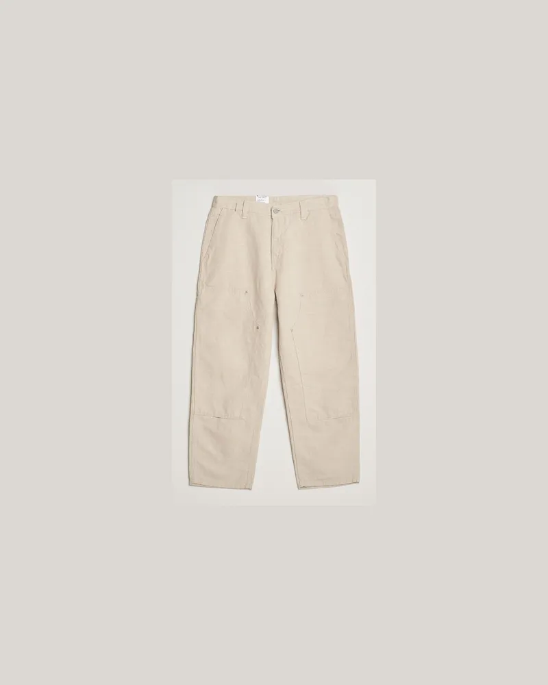Carhartt WIP Walter Double Knee Cotton/Linen Pant Natural Beige