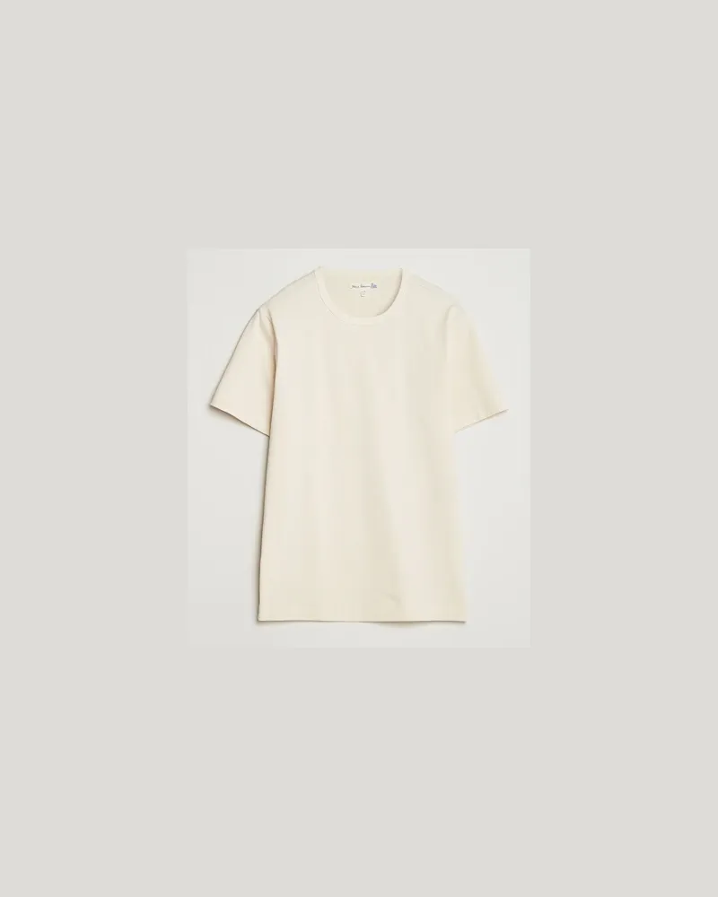 Merz b. Schwanen Classic Fit Sturdy T-Shirt Nature Weiß