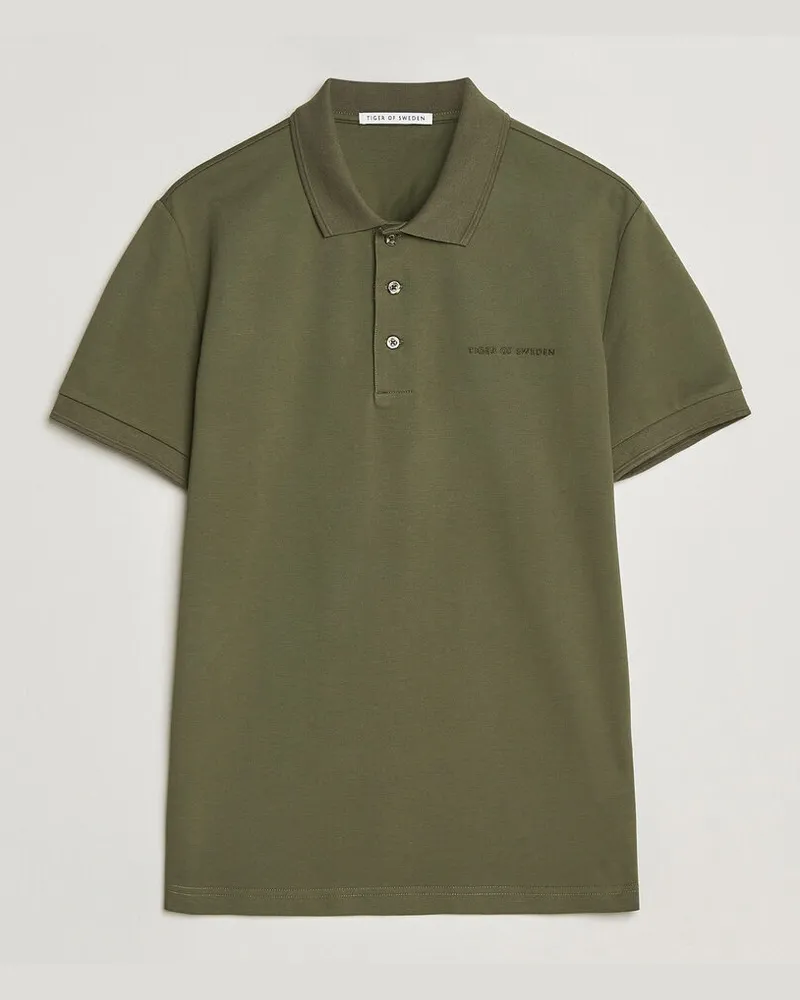 Tiger of Sweden Darios Polo Kalamata Green Grün