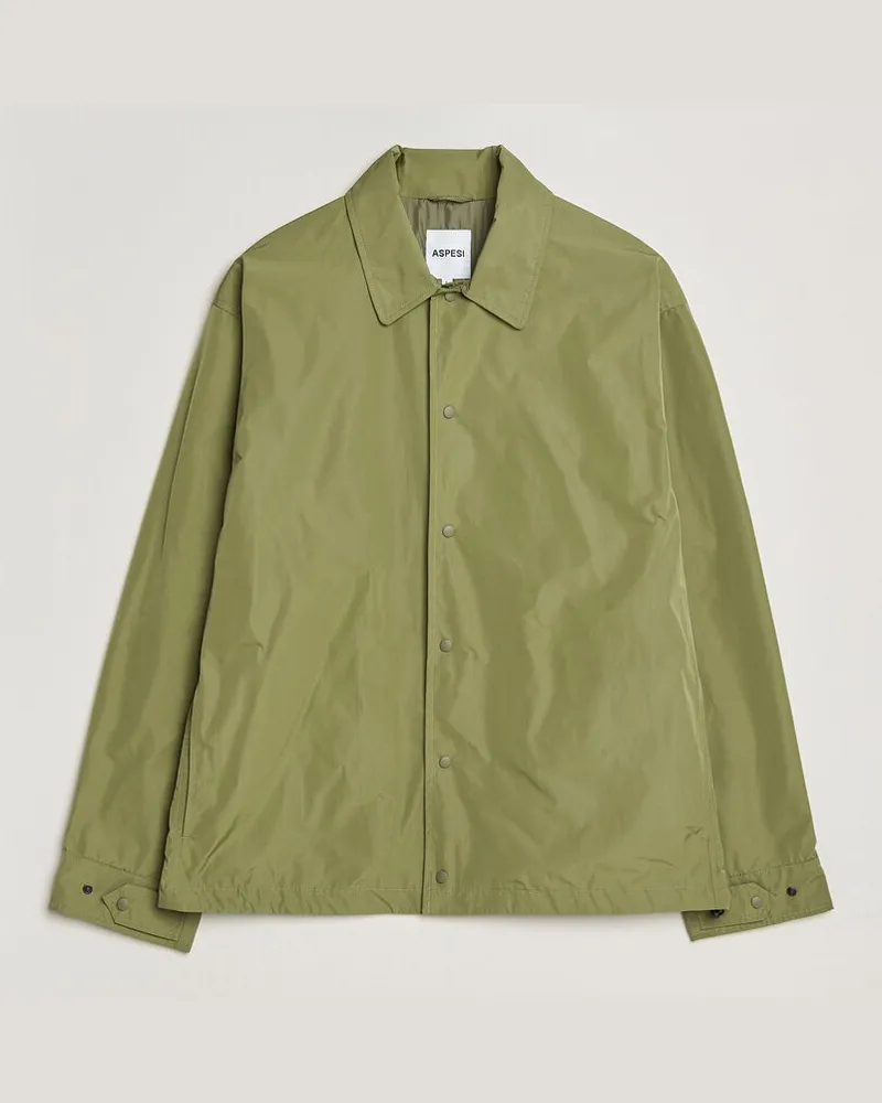 ASPESI Pollard Varsity Jacket Olive Grün