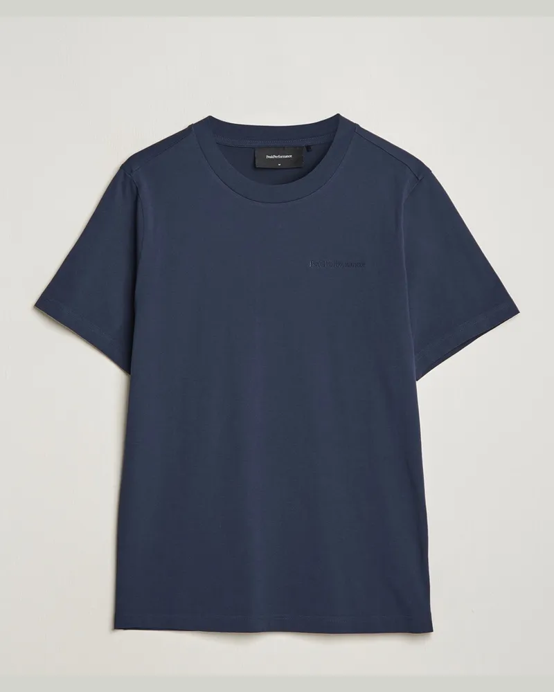 Peak Performance Original Crew Neck T-Shirt Blue Shadow Blau
