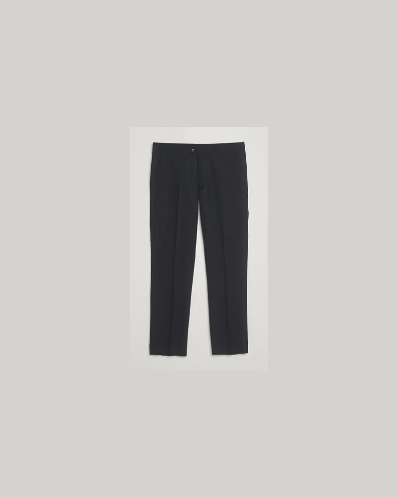 Oscar Jacobson Dandy Wool Trousers Navy Blau