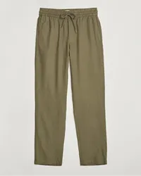 LES DEUX Patrick Leinen Pants Bungee Cord Grün