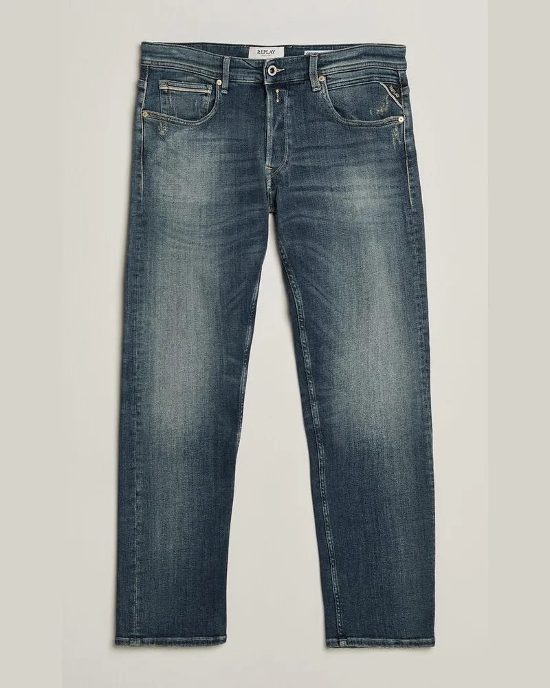 Replay Grover 5 Years Wash Jeans Medium Blue Blau