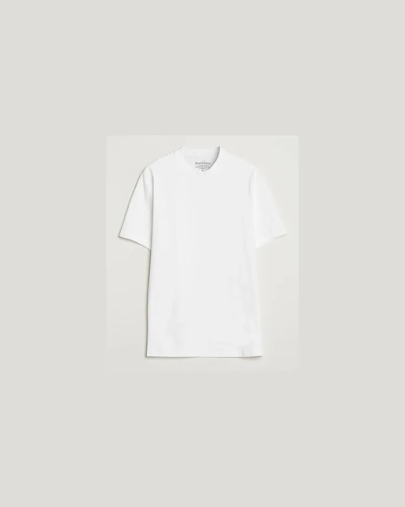 Bread & Boxers High Neck T-Shirt White Weiß