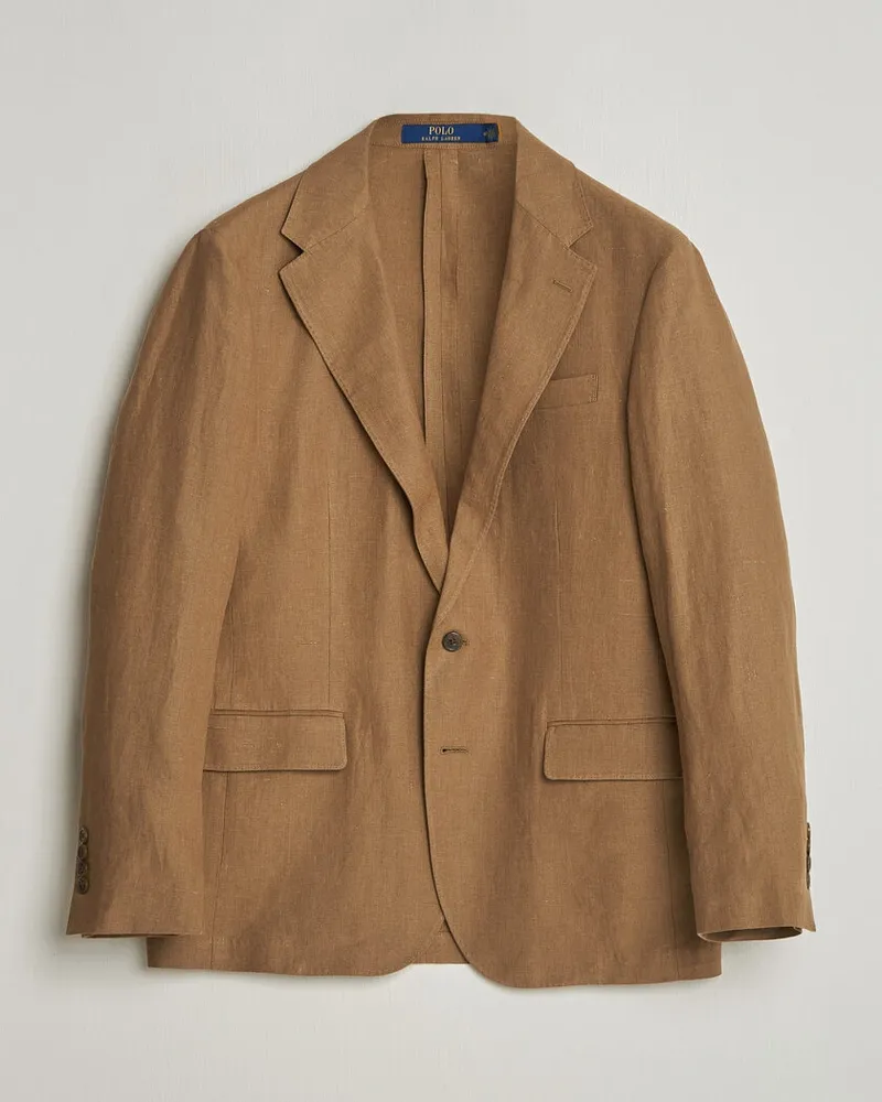 Ralph Lauren Linen Sportcoat Light Sable Braun