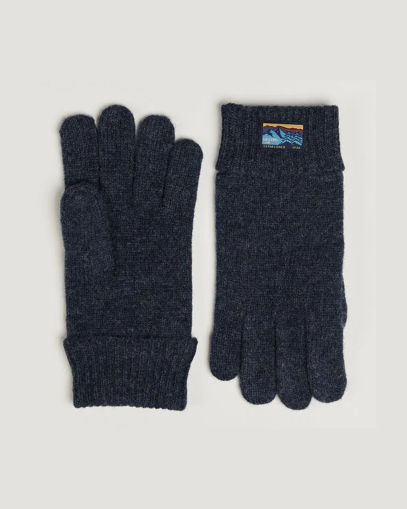 Hestra Raggwool Glove Navy Blau
