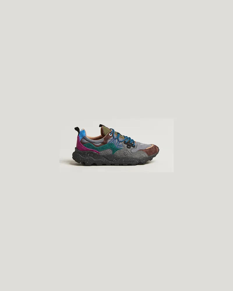 Flower MOUNTAIN Yamano 3 Suede Sneaker Black/Grey Schwarz