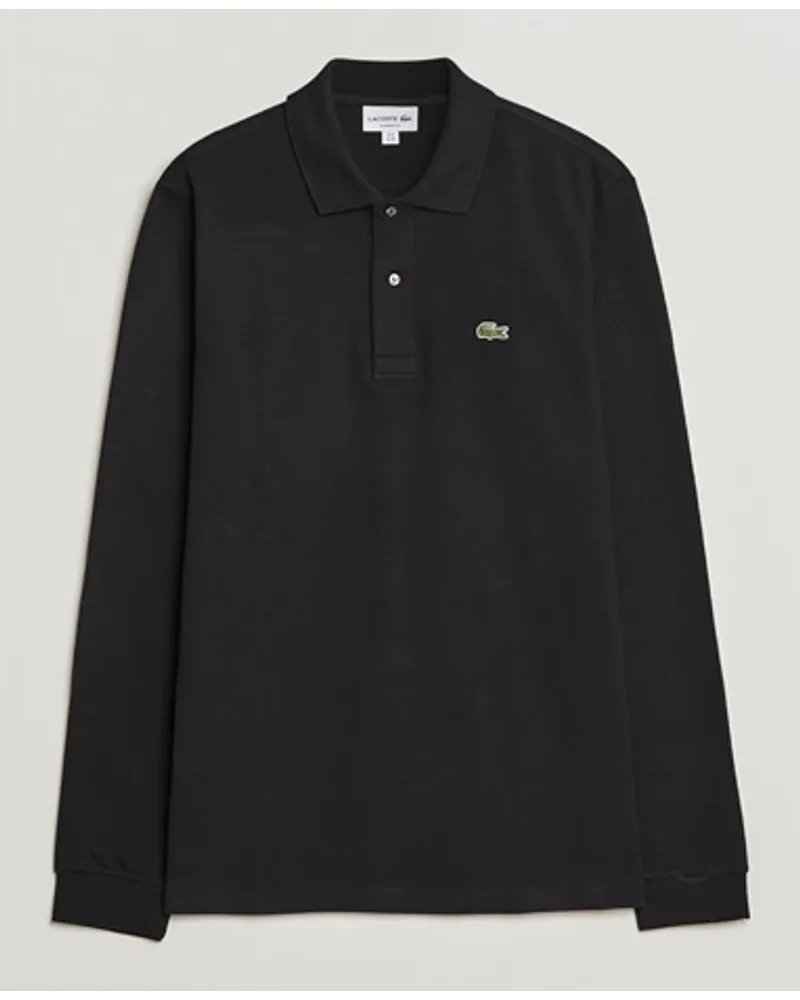 Lacoste Long Sleeve Piké Black Schwarz