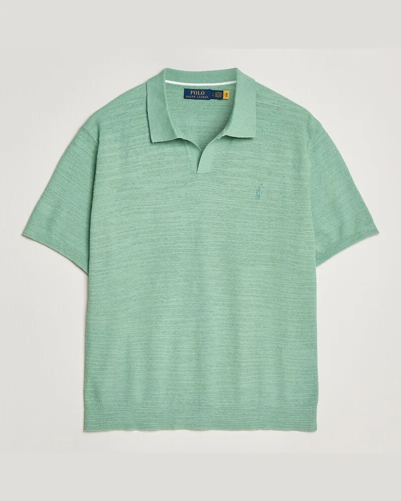 Ralph Lauren Cotton Blend Polo Faded Mint Grün