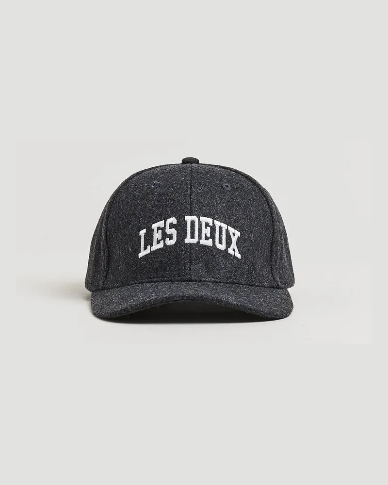 LES DEUX Collage Baseball Cap Asphalt Grau