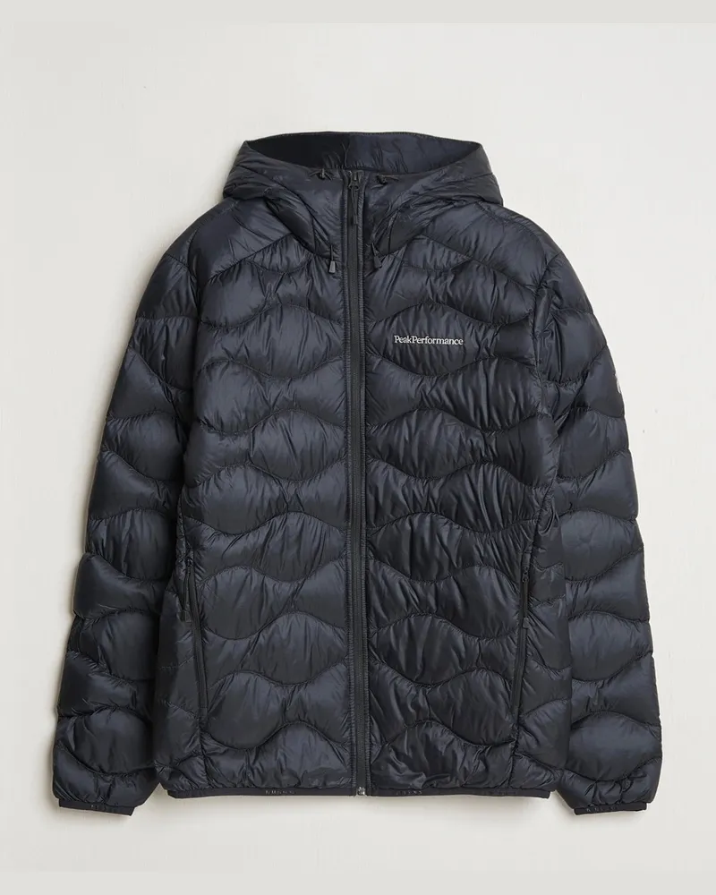 Peak Performance Helium Down Hooded Jacket Black Schwarz