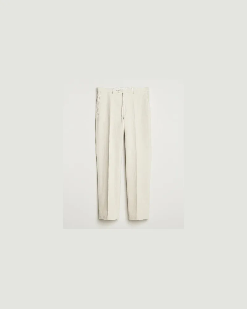 Oscar Jacobson Del S Straight Pants White Weiß