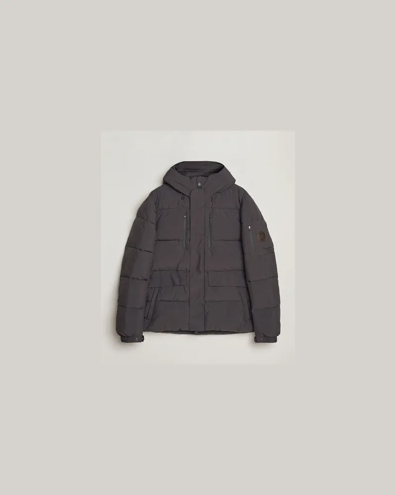 Save The Duck Alter Short Arctic Parka Brown Black Schwarz