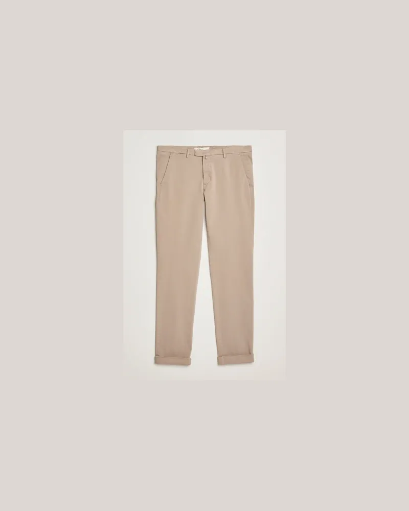 Briglia 1949 Slim Fit Cotton Stretch Chino Beige Beige