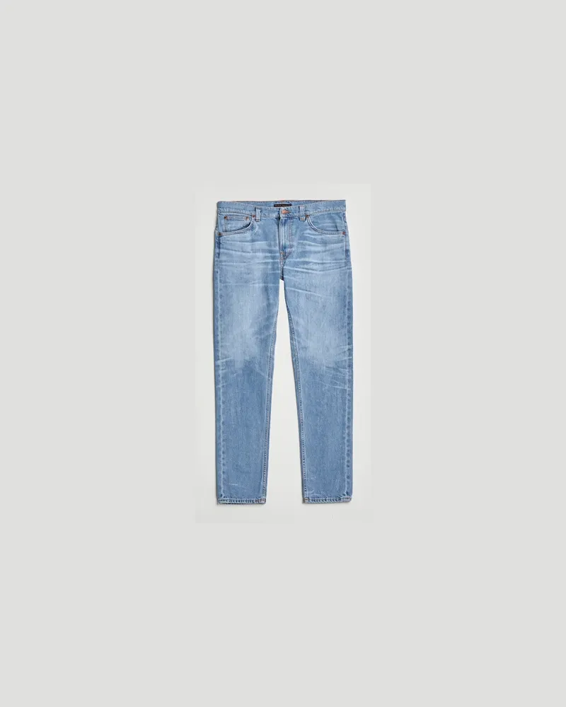 Nudie Jeans Lean Dean Jeans Hidden Tracks Blau