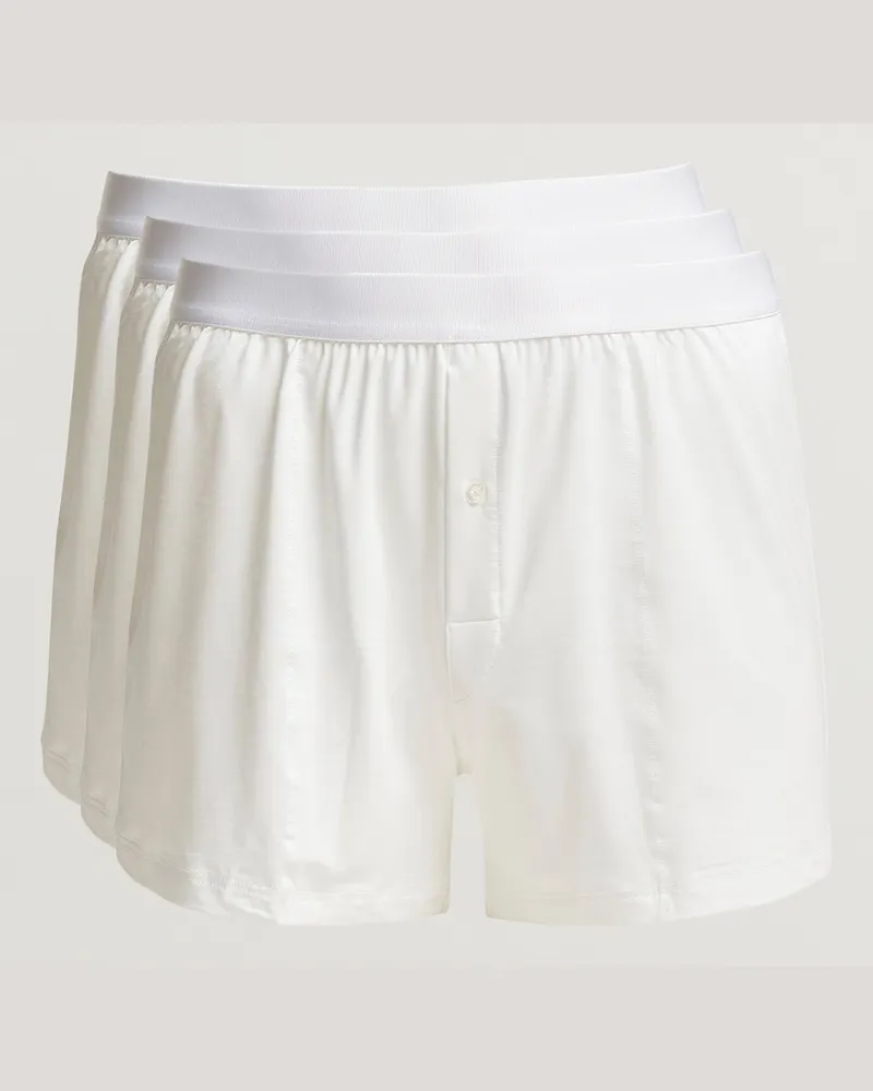 CDLP 3-Pack Boxer Shorts White Weiß
