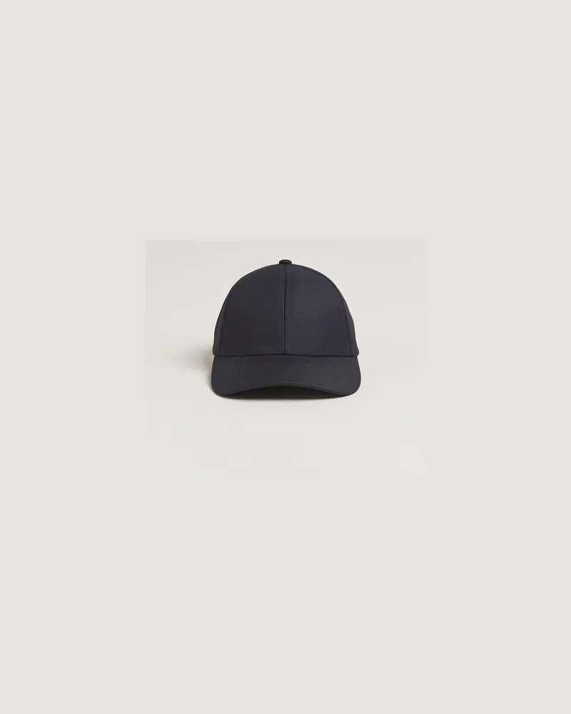 Varsity Headware Wool Tech Baseball Cap Navy Blau