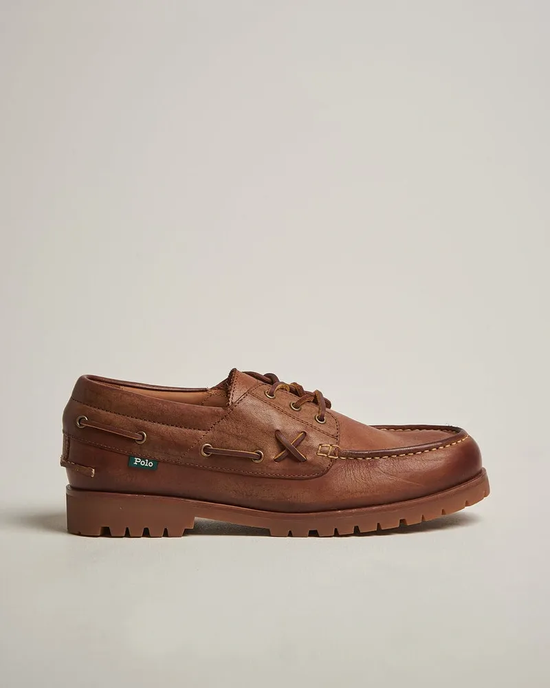 Ralph Lauren Ranger Deck Boat Shoe Brown Braun
