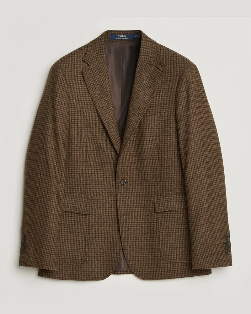 Ralph Lauren Guncheck Woven Sportcoat Brown/Olive Braun