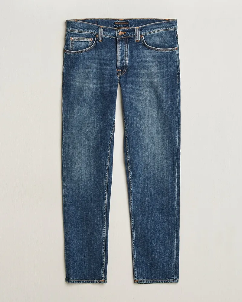 Nudie Jeans Solid Ollie Jeans Wild Blue Blau