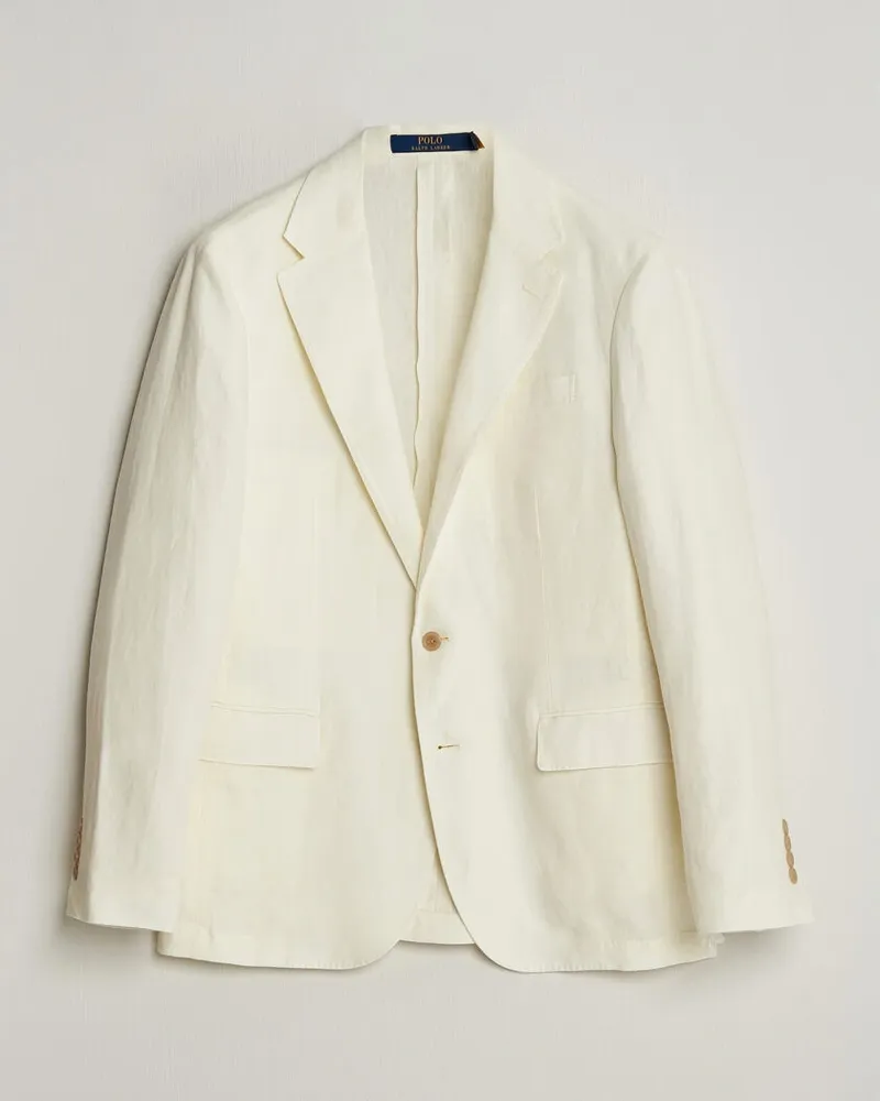 Ralph Lauren Linen Sportcoat Cream Weiß