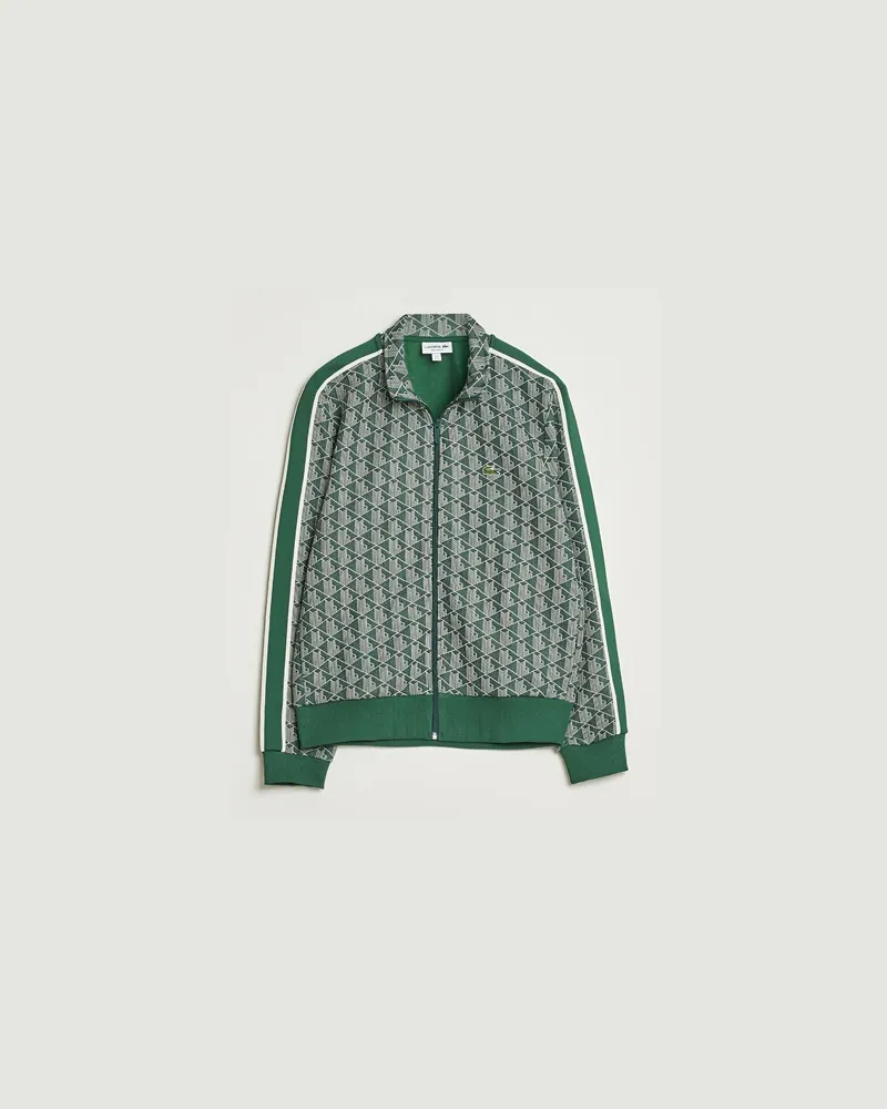 Lacoste Monogram Track Jacket Green/Sinople Grün