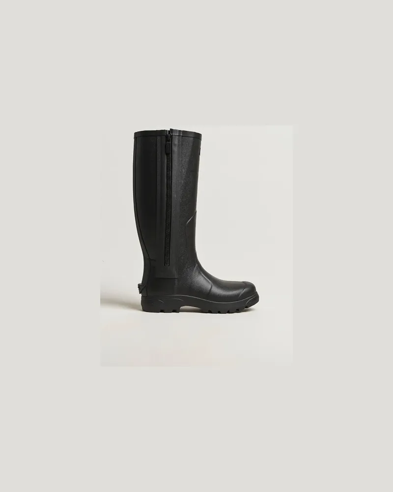 Hunter Balmoral Full Zip Boot Black Schwarz