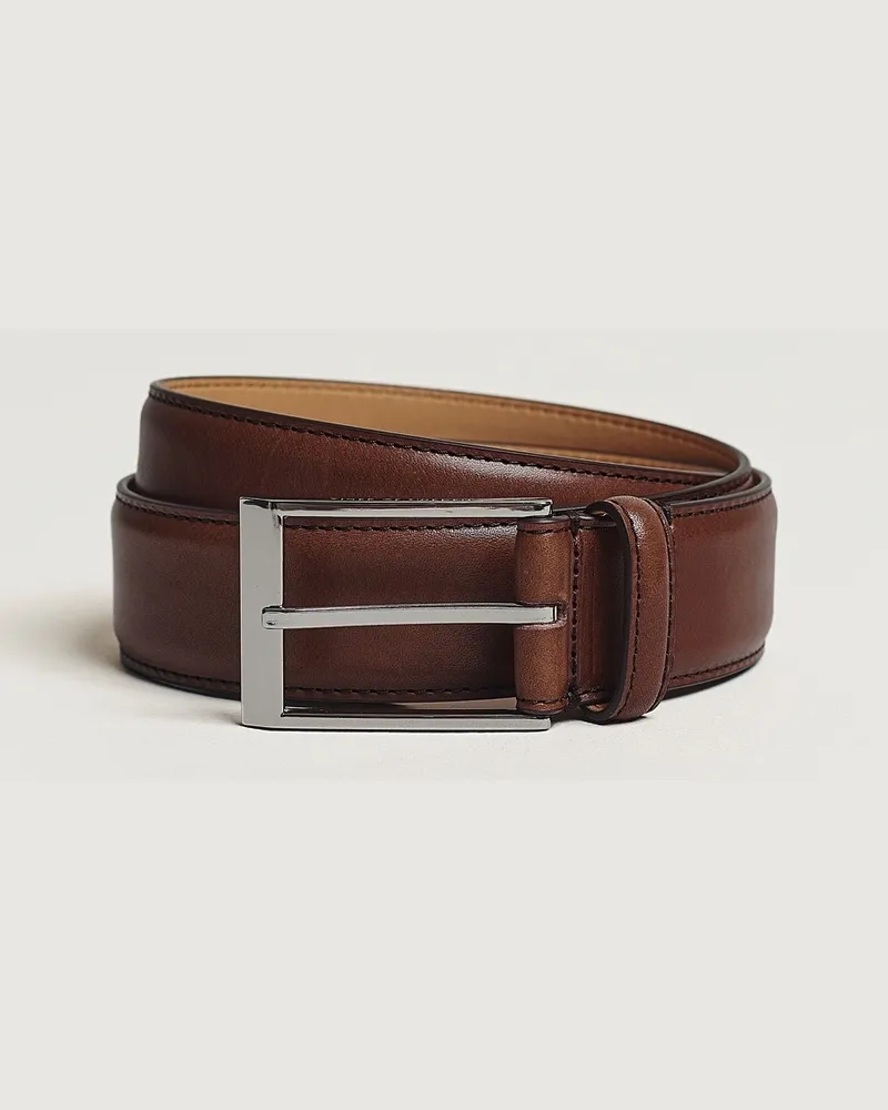 Tiger of Sweden Helmi Leather 3,5 cm Belt Brown Braun