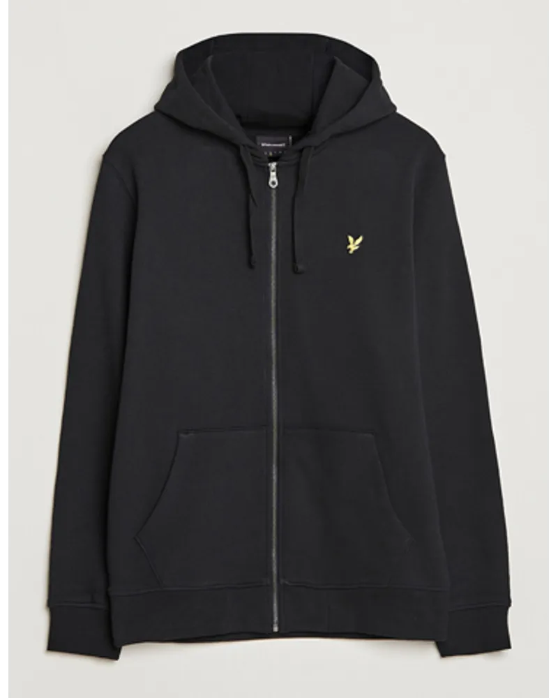 Lyle & Scott Full Zip Hoodie Jet Black Schwarz