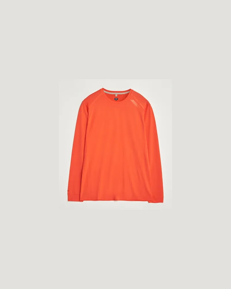 Soar Running Long Sleeve Tech Tee Orange Orange