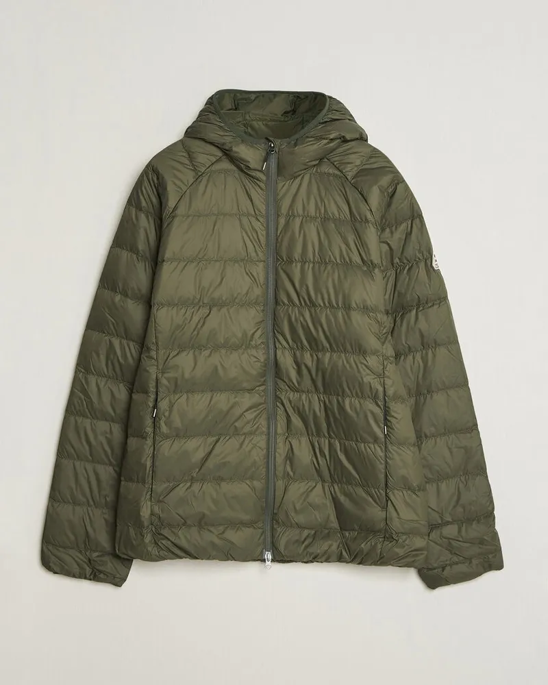 Pyrenex Guzet Hooded Down Jacket Deep Khaki Grün