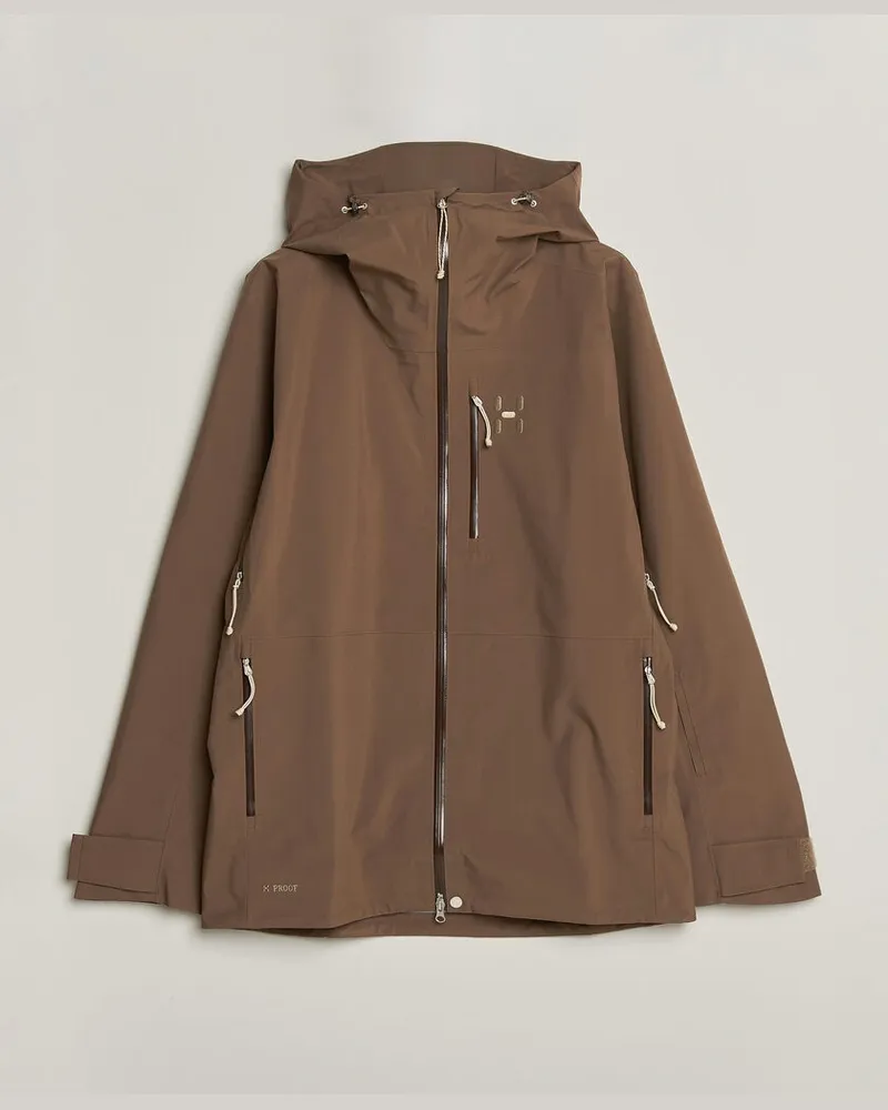 Haglöfs Alper Proof 3L Jacket Teak Brown Braun