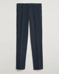 Boglioli Baumwoll Twill Trousers Navy Blau