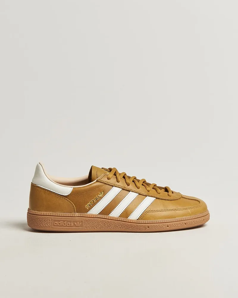 adidas Handball Spezial Sneaker Gold Brown/White Braun