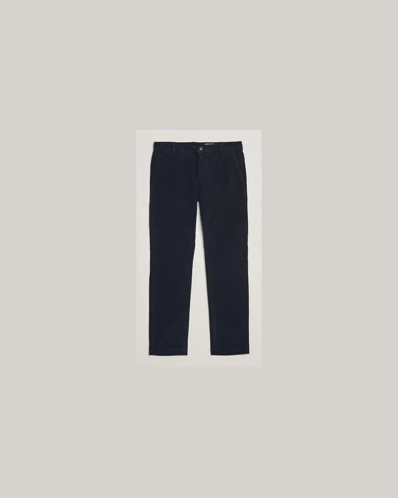 Morris Jeffrey Cord Chinos Navy Blau