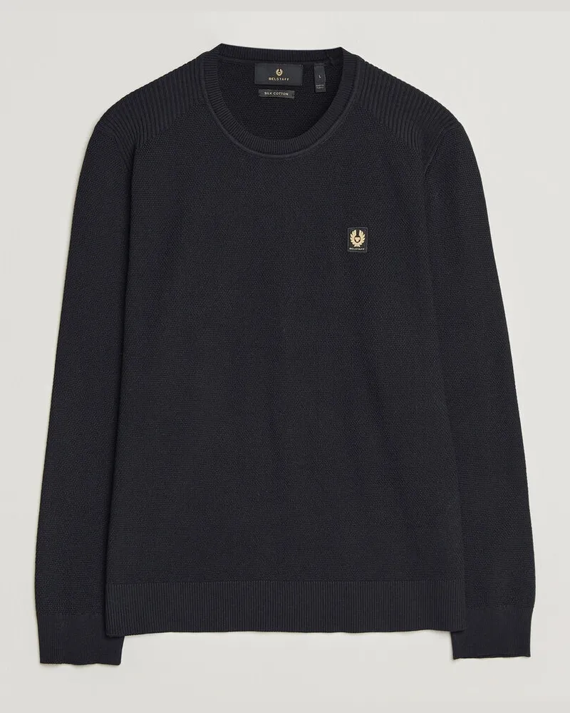 Belstaff Coast Knitted Crew Neck Dark Ink Blau