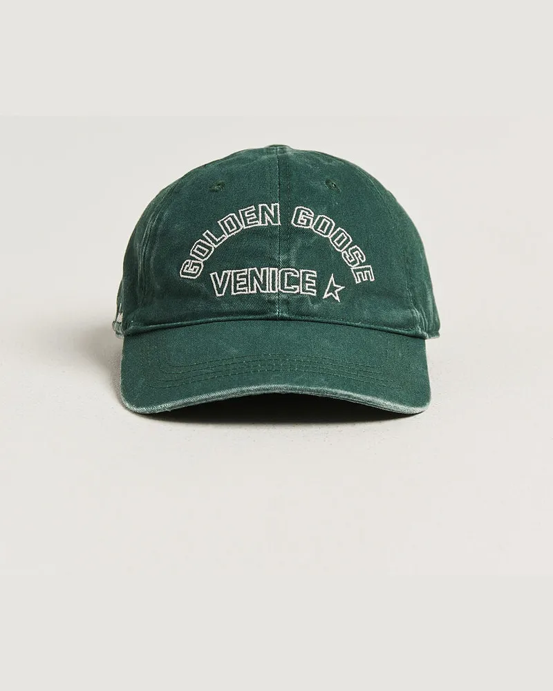 Golden Goose Journey Baseball Cap Pineneedle Grün