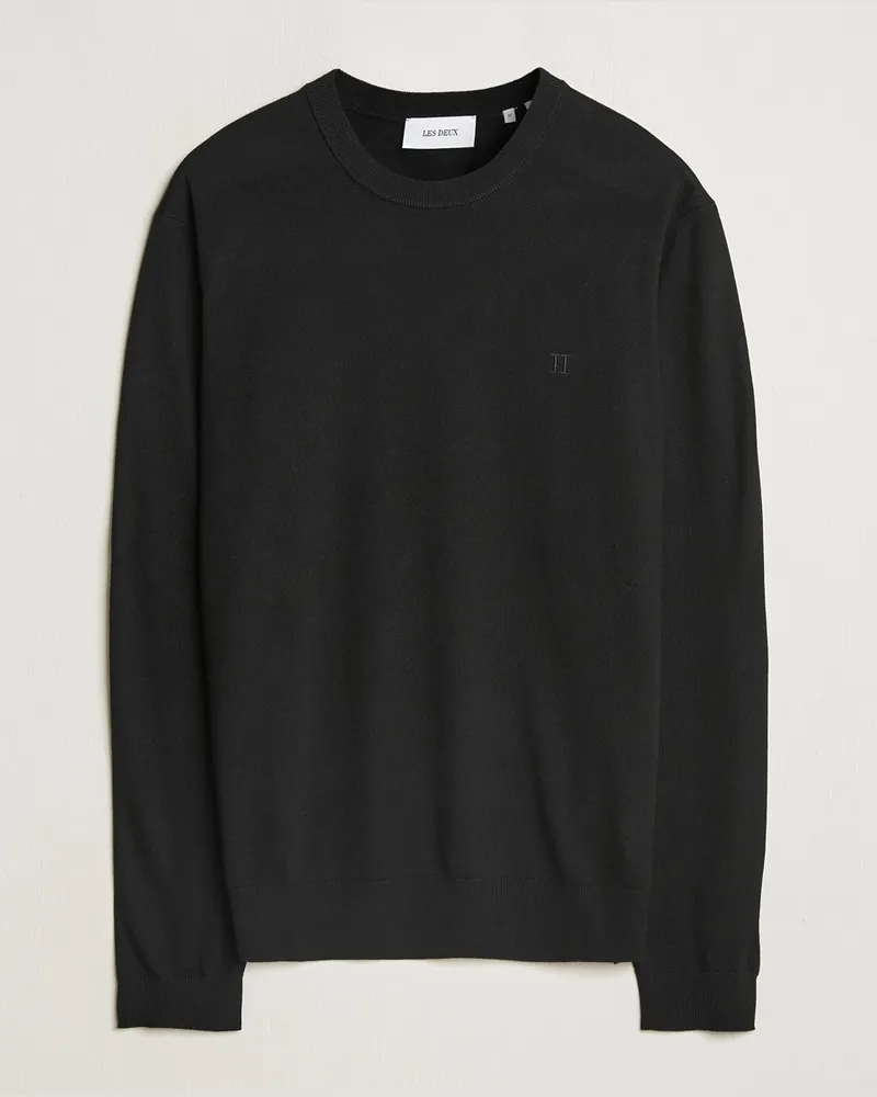 LES DEUX Greyson Merino Knit Black Schwarz
