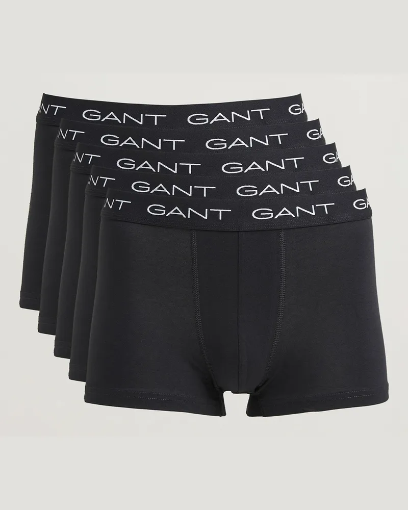 Gant 5-Pack Trunks Black Schwarz