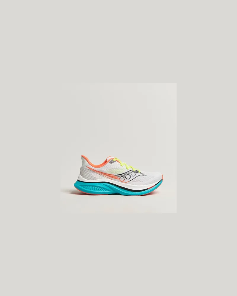 Saucony Endorphin Speed 5 Running Sneaker White/Mutant Weiß